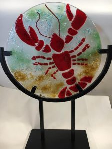 glass art - lobster